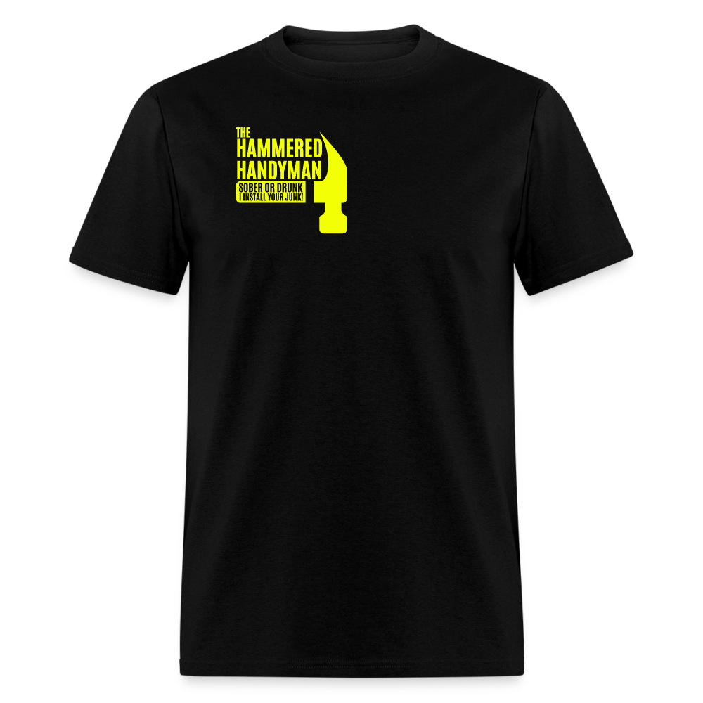 Hammered Handyman Logo Tee - black