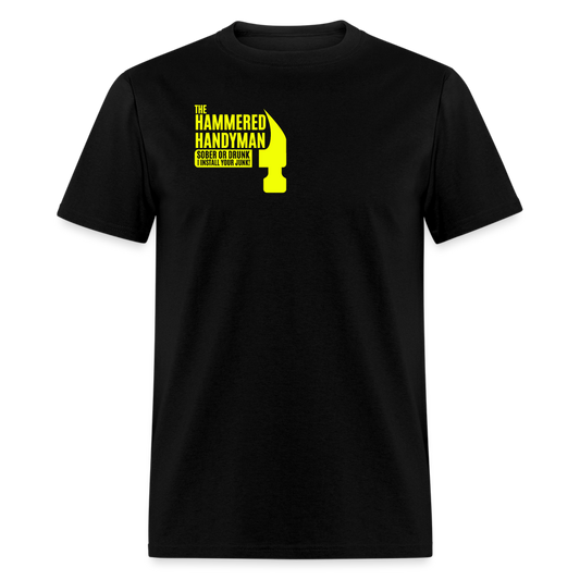 Hammered Handyman Logo Tee - black