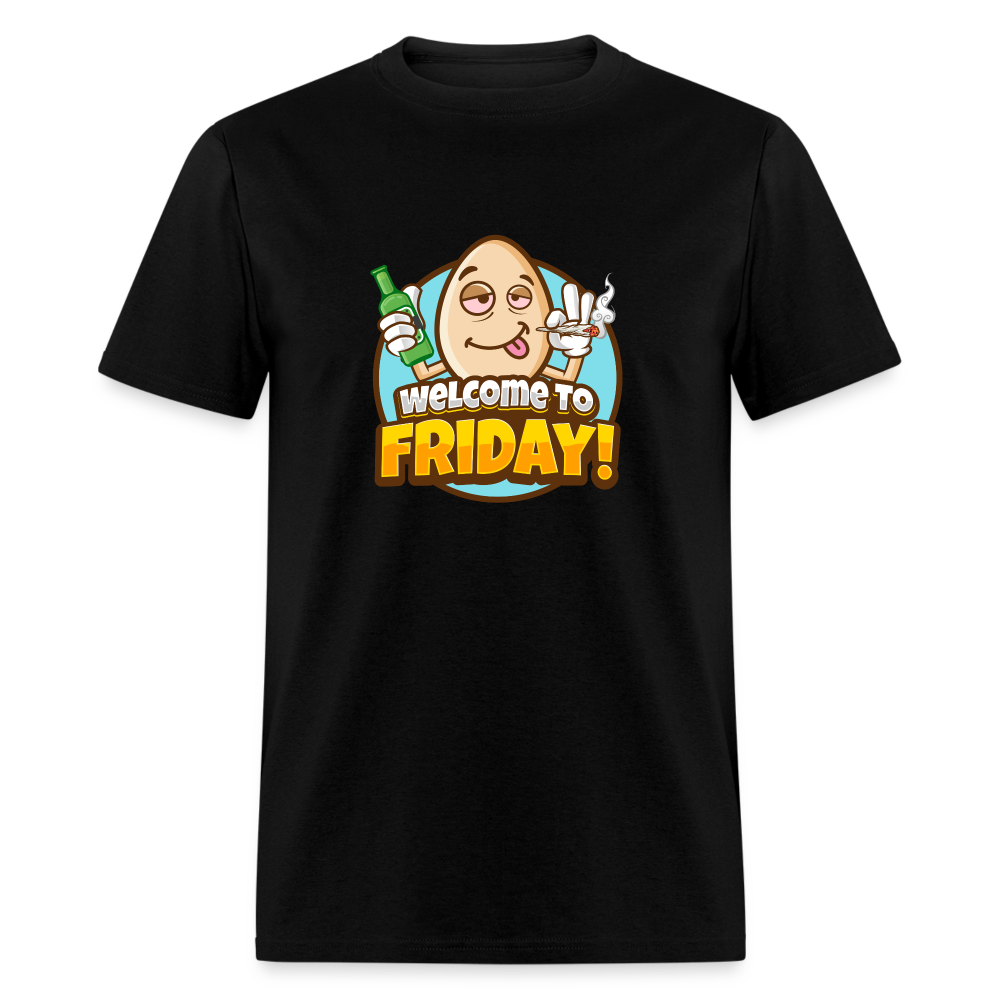 Welcome To Friday Tee - black