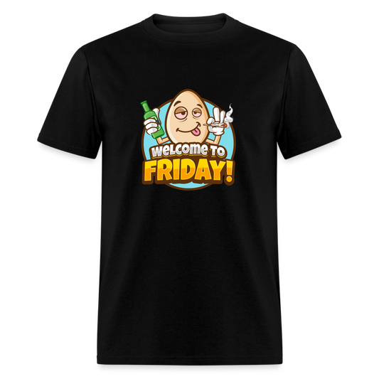 Welcome To Friday Tee - black