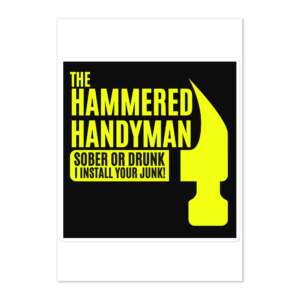 Hammered Handyman Sticker Sheet
