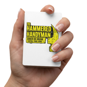 Hammered Handyman Playing Cards
