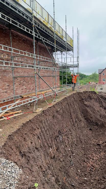 That scaffold should be ok